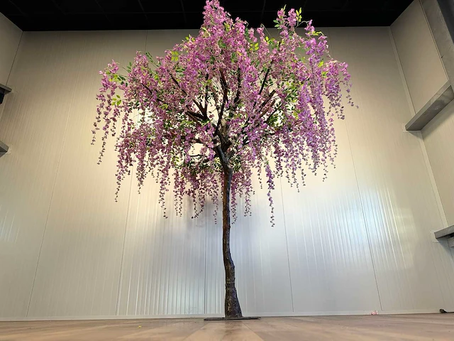 Royal pachira bonen bloem treurwilg kunstboom - afbeelding 1 van  27