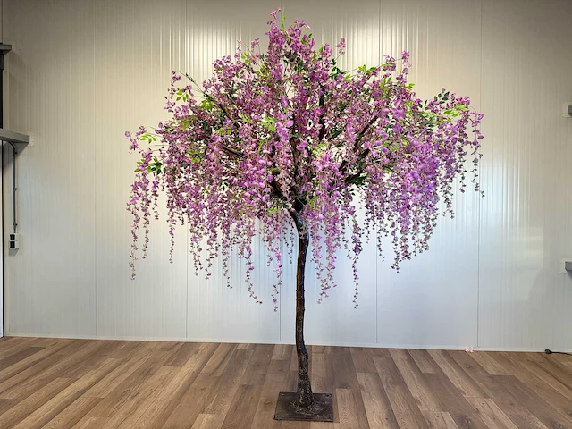 Royal pachira bonen bloem treurwilg kunstboom - afbeelding 12 van  27