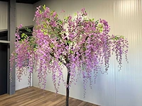 Royal pachira bonen bloem treurwilg kunstboom - afbeelding 24 van  27