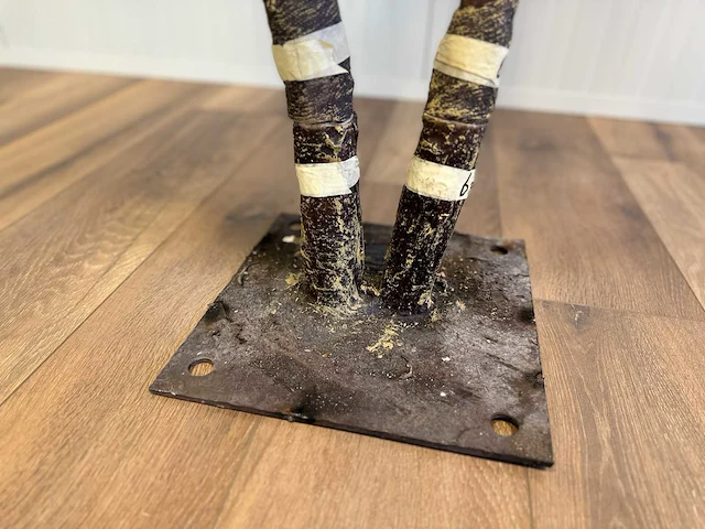 Royal pachira perzik bloesem kunstboom - afbeelding 9 van  18