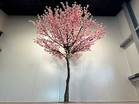 Royal pachira perzik bloesem kunstboom - afbeelding 1 van  15