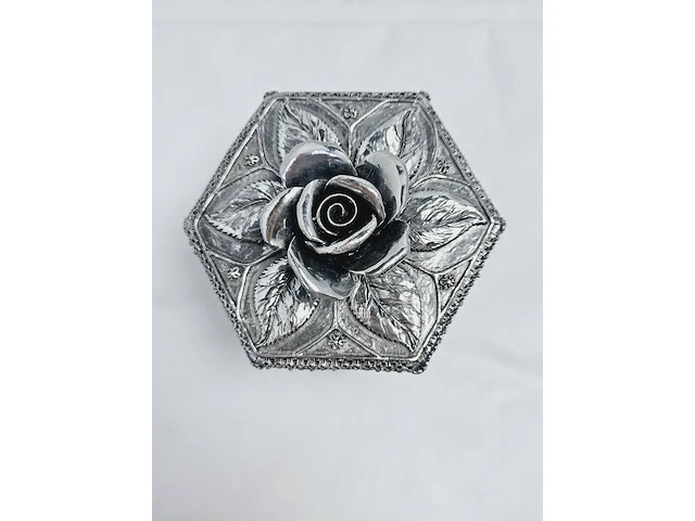 Royal selangor celtic rose trinketbox - afbeelding 6 van  9