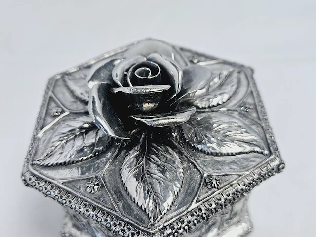 Royal selangor celtic rose trinketbox - afbeelding 7 van  9