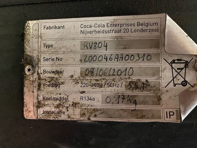 Royal vendors - 804 - frisdrank - vending machine - afbeelding 6 van  10