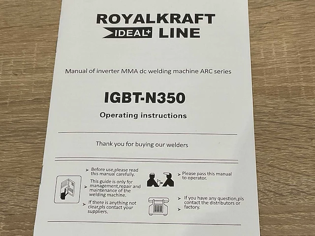 Royalkraft - 2024 - igbt-n350 - lasapparaat - afbeelding 3 van  11
