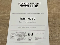 Royalkraft - 2024 - igbt-n350 - lasapparaat - afbeelding 3 van  11