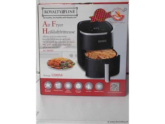 Royalty line airfryer - afbeelding 1 van  1