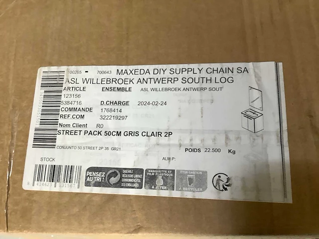 Royo zandgrijs badkamerkast (2x) - afbeelding 3 van  4