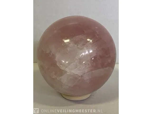 Rozenkwarts bol roze - afbeelding 1 van  5
