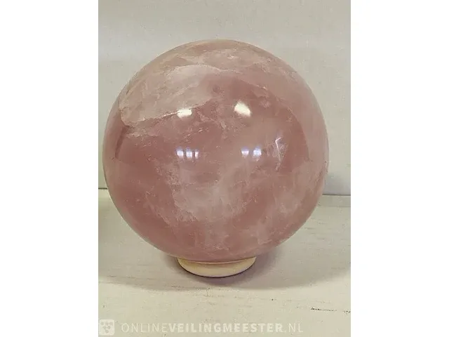 Rozenkwarts bol roze - afbeelding 1 van  5