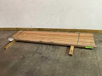 Rp4 meranti hardhouten raamprofiel - 305x5,4x8 cm (10x)