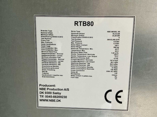 Rtb rtb80 pelletkachel - afbeelding 2 van  19