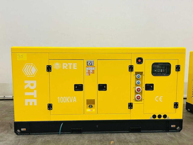 Rte - 2025 - 6742 - 100 kva noodstroomaggregaat 400v - afbeelding 1 van  23