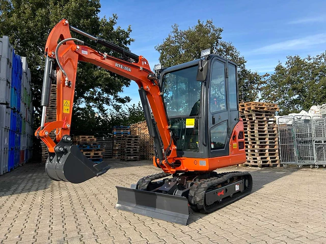Rte - 2025 - cx20a - minigraafmachine kubota euro 5 met cabine - afbeelding 25 van  33