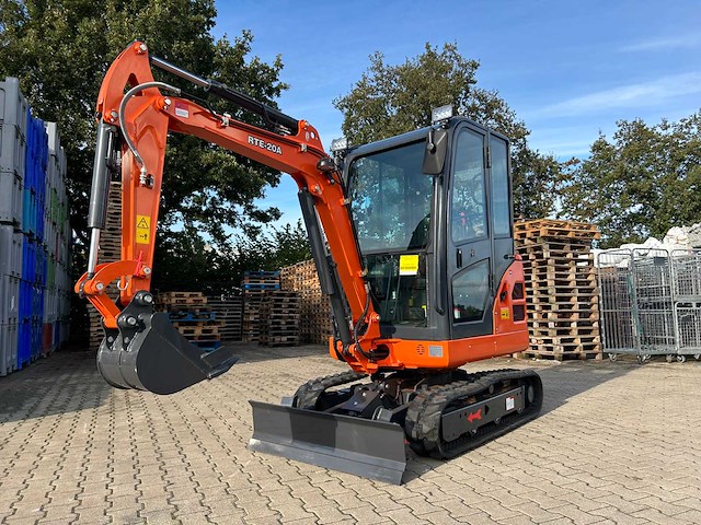Rte - 2025 - cx20a - minigraafmachine kubota euro 5 met cabine - afbeelding 25 van  33