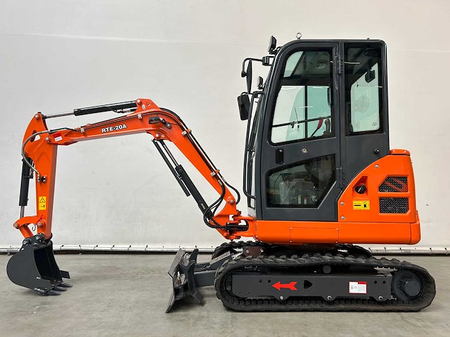 Rte - 2025 - cx20a - minigraafmachine kubota euro 5 met cabine - afbeelding 31 van  33