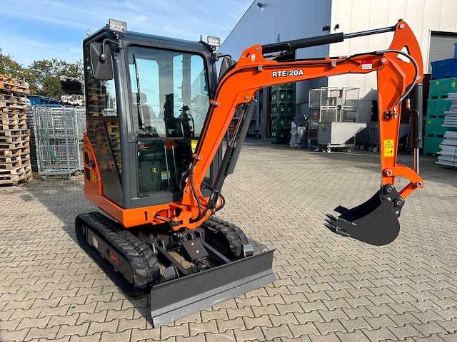 Rte - 2025 - cx20a - minigraafmachine kubota euro 5 met cabine - afbeelding 24 van  33