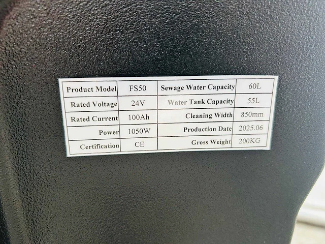 Rte - 2025 - fs50 - vloerschrobzuigmachine - afbeelding 2 van  21