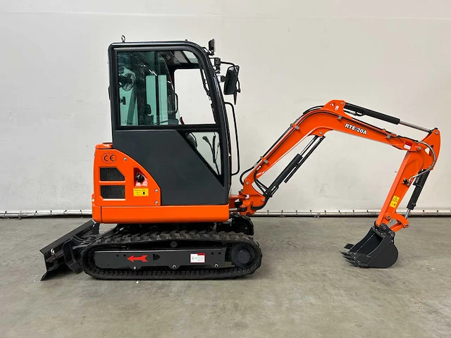 Rte - cx20a - minigraafmachine kubota euro 5 met cabine - 2024 - afbeelding 13 van  33