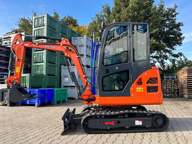 Rte - cx20a - minigraafmachine kubota euro 5 met cabine - 2024 - afbeelding 18 van  33