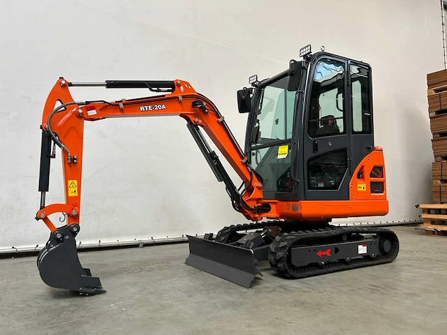 Rte - cx20a - minigraafmachine kubota euro 5 met cabine - 2024 - afbeelding 28 van  33