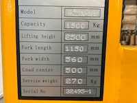 Rte 5859 handmatige stapelaar 1.5t 2.5m - afbeelding 7 van  9