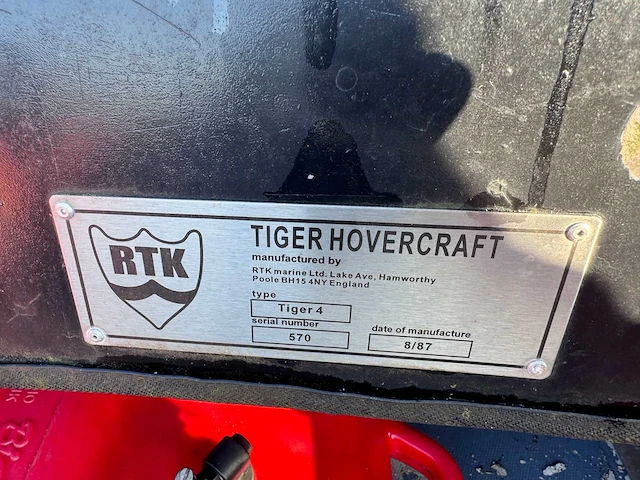 Rtk marine tiger 4xl hovercraft - afbeelding 25 van  32