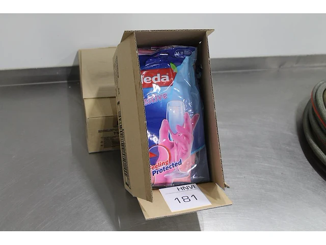 Rubber handschoenen vileda in 2 doosjes. - afbeelding 1 van  2