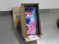 Rubber handschoenen vileda in 2 doosjes. - afbeelding 1 van  2