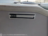 Rubberboot 3,8 meter met mercury 6pk 4t motor, strandtrailer en funband benethboats, ub360, groen - afbeelding 9 van  18