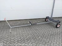 Rubberboot 3,8 meter met mercury 6pk 4t motor, strandtrailer en funband benethboats, ub360, groen - afbeelding 10 van  18