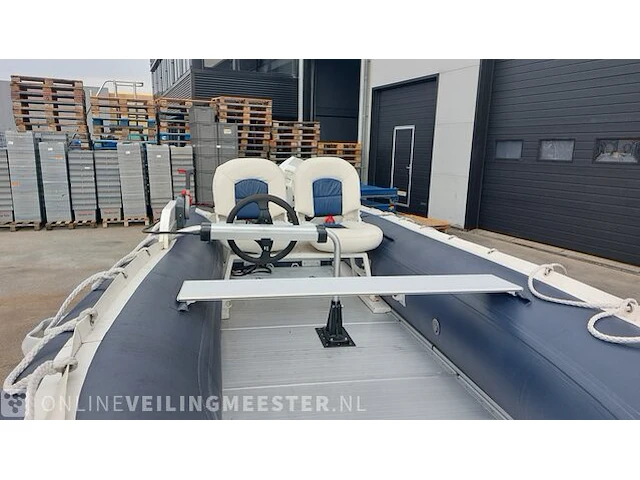 Rubberboot aguadutch, 450 met honda 9,9 pk 4 takt en trailer - afbeelding 4 van  36