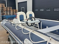 Rubberboot aguadutch, 450 met honda 9,9 pk 4 takt en trailer - afbeelding 5 van  36