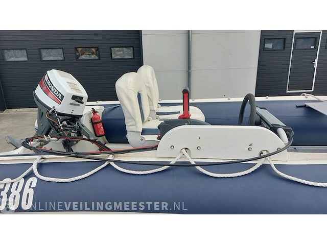 Rubberboot aguadutch, 450 met honda 9,9 pk 4 takt en trailer - afbeelding 6 van  36