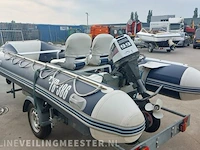 Rubberboot aguadutch, 450 met honda 9,9 pk 4 takt en trailer - afbeelding 8 van  36