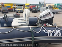 Rubberboot aguadutch, 450 met honda 9,9 pk 4 takt en trailer - afbeelding 9 van  36