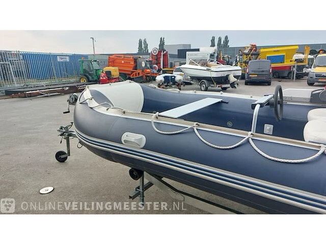 Rubberboot aguadutch, 450 met honda 9,9 pk 4 takt en trailer - afbeelding 10 van  36
