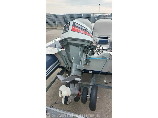 Rubberboot aguadutch, 450 met honda 9,9 pk 4 takt en trailer - afbeelding 15 van  36