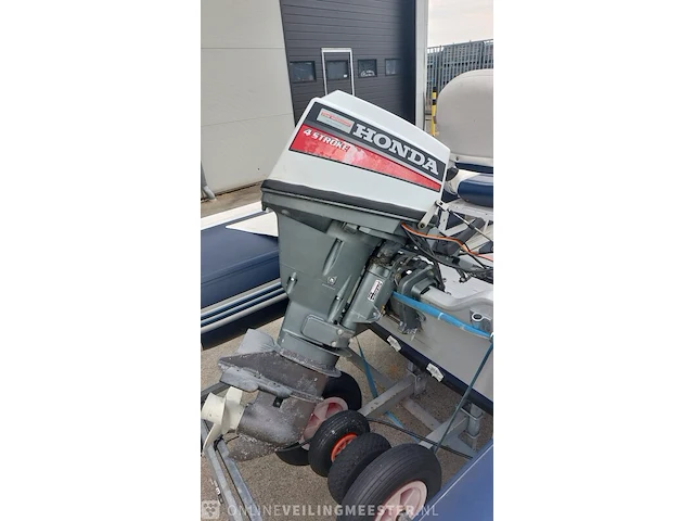 Rubberboot aguadutch, 450 met honda 9,9 pk 4 takt en trailer - afbeelding 16 van  36