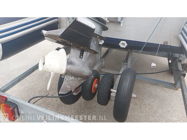 Rubberboot aguadutch, 450 met honda 9,9 pk 4 takt en trailer - afbeelding 18 van  36