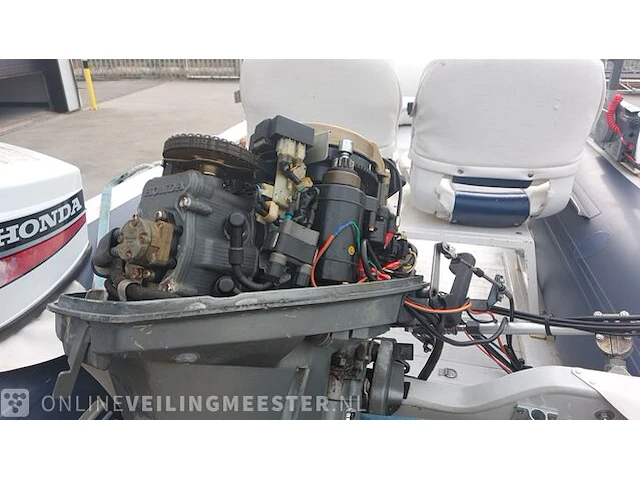 Rubberboot aguadutch, 450 met honda 9,9 pk 4 takt en trailer - afbeelding 19 van  36