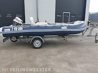 Rubberboot aguadutch, 450 met honda 9,9 pk 4 takt en trailer - afbeelding 12 van  36