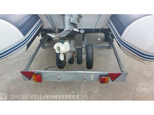 Rubberboot aguadutch, 450 met honda 9,9 pk 4 takt en trailer - afbeelding 29 van  36