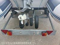 Rubberboot aguadutch, 450 met honda 9,9 pk 4 takt en trailer - afbeelding 29 van  36