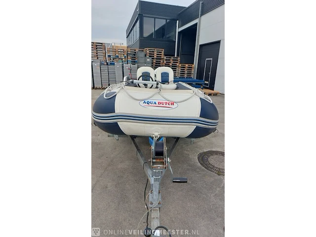 Rubberboot aguadutch, 450 met honda 9,9 pk 4 takt en trailer - afbeelding 35 van  36