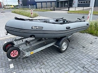 Rubberboot bombard typhoon, 420 alu, grijs / chroom, bouwjaar 2014 - afbeelding 1 van  5