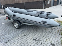Rubberboot bombard typhoon, 420 alu, grijs / chroom, bouwjaar 2014 - afbeelding 2 van  5