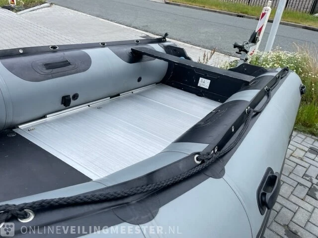 Rubberboot bombard typhoon, 420 alu, grijs / chroom, bouwjaar 2014 - afbeelding 4 van  5