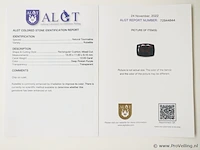 Rubellite 12.05ct algt certified - afbeelding 5 van  5