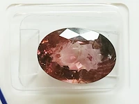 Rubellite 9.10ct algt certified - afbeelding 1 van  8